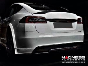 Tesla Model S Rear Bumper Diffuser - Carbon Fiber 